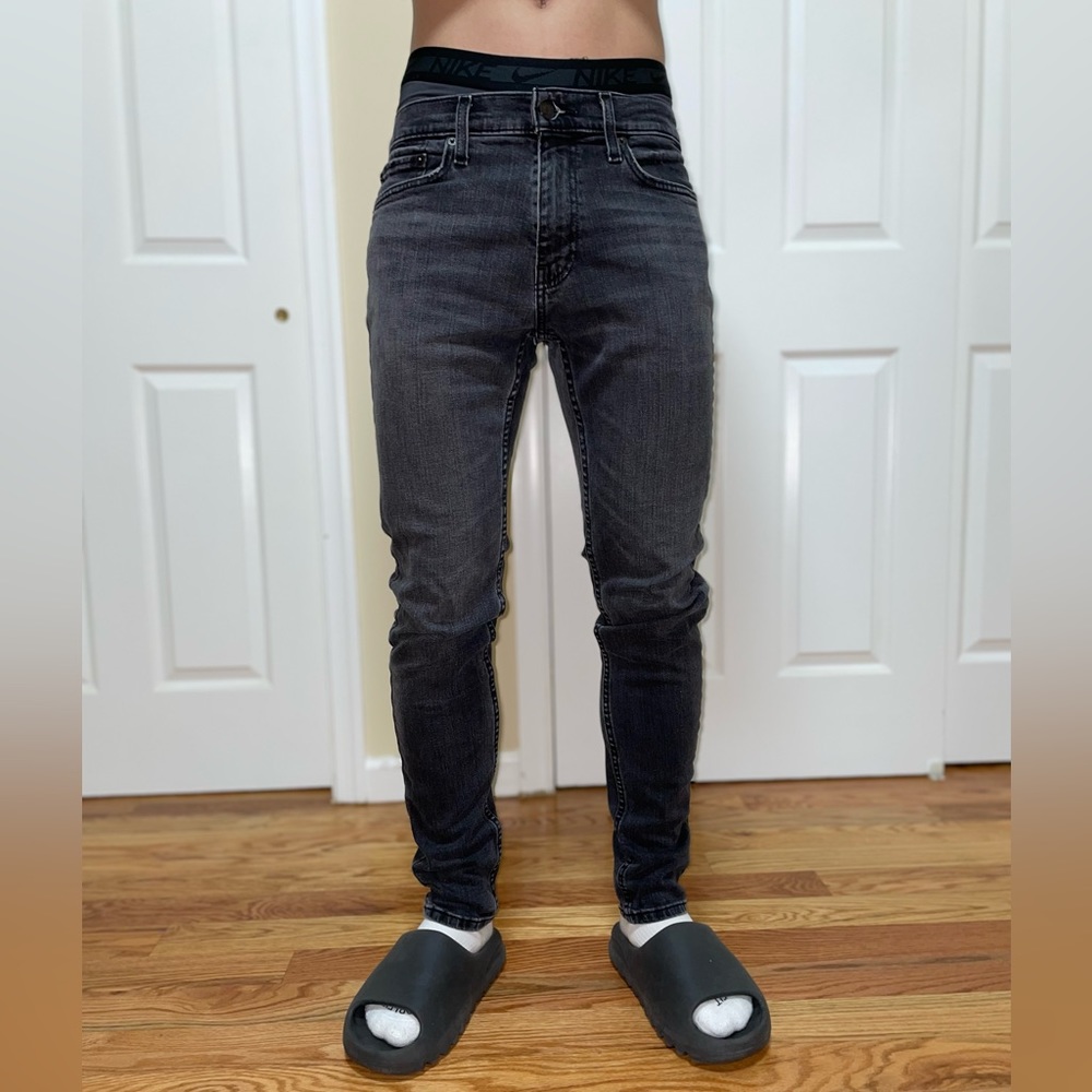Hollister Black Washed Skinny Jeans Men's 29X32